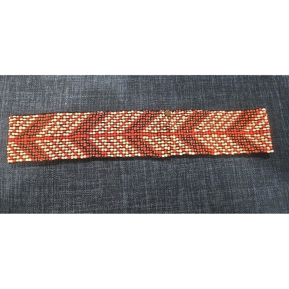 Cocobelle Bead Belt Boho Southwestern  2 1/2" W